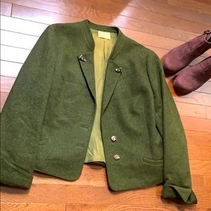 Authentic Austrian boiled wool blazer